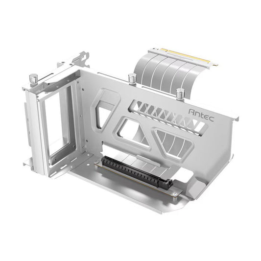 SOPORTE P/ TARJETA DE VIDEO ANTEC (AT-ARCVB-W190-PCIE4-RTX40) SHIFT VERTICAL,C/RISER PCIE 4.0,BLANCO