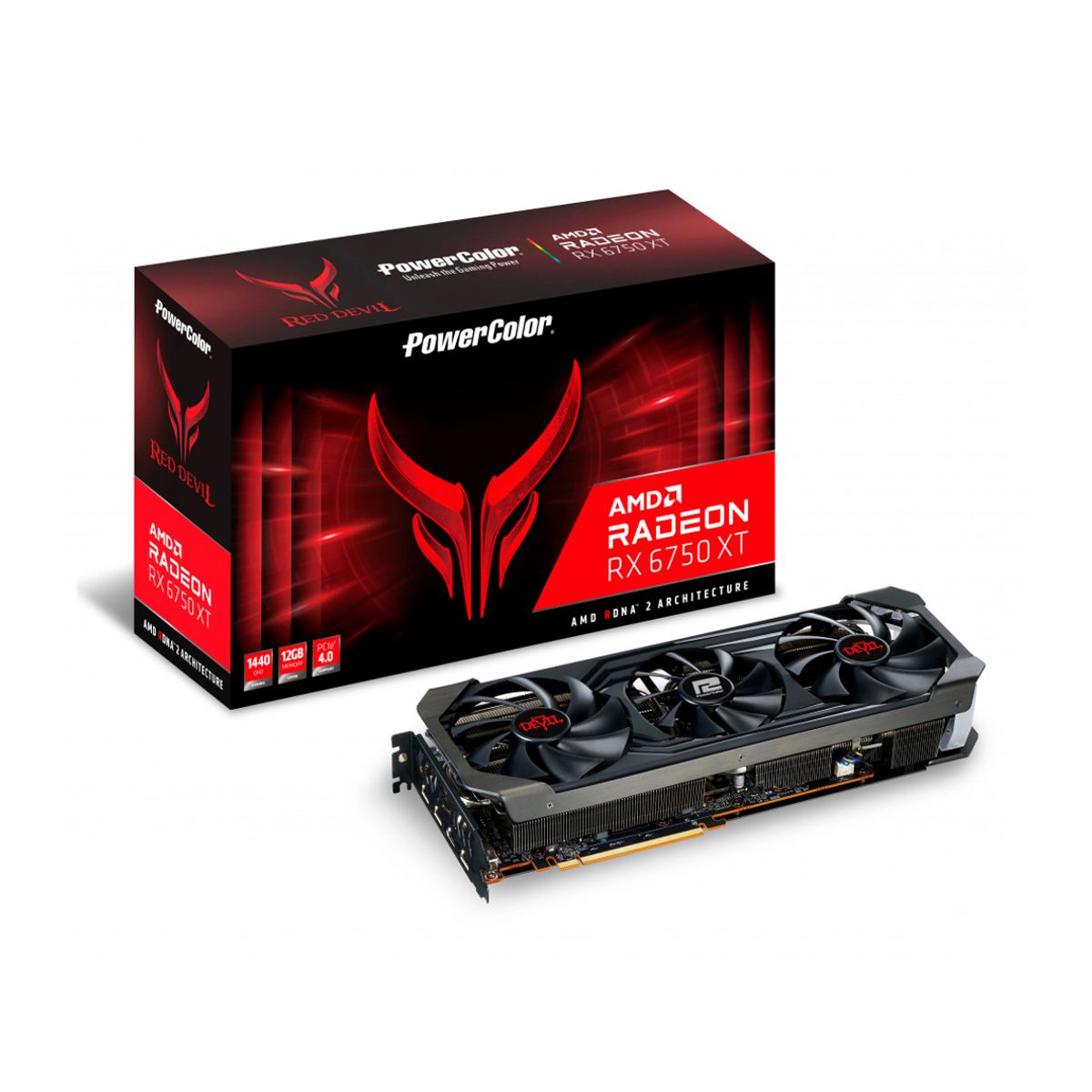 GPU POWER COLOR RADEON RED DEVIL RX 6750XT 12GB GDDR6 OC