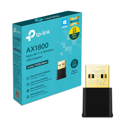 AX1800 Nano Wi-Fi 6 Wireless USB Adapter - 