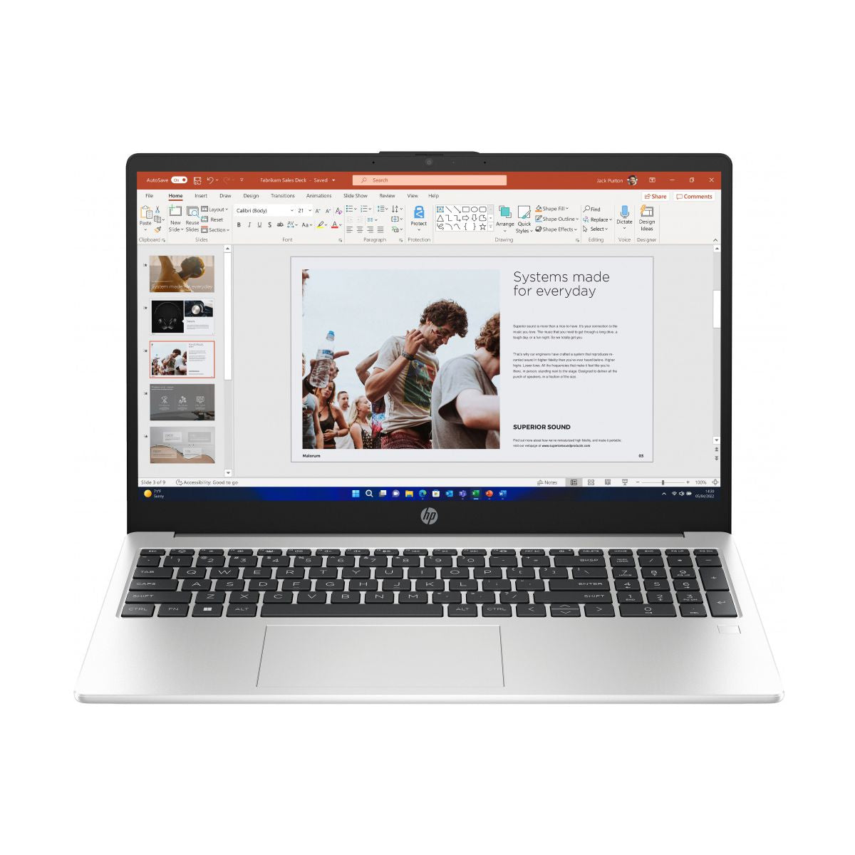Computadora portatil HP 250 G10 (B5UZ7AT#ABM). Procesador Intel Core i5-1334U - 8 GB de RAM, SSD 512 GB, 15.6 Pulgadas LCD. Windows 11 HOME