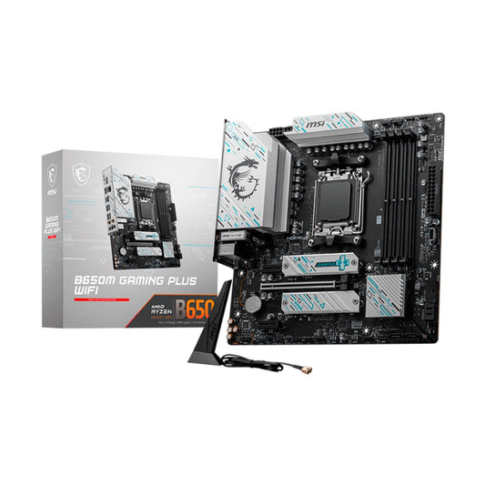 MOTHERBOARD MSI (B650M GAMING PLUS WIFI) SOCKET AM5, 4*DDR5 7200, 1*HDMI, 1*DP, 2*M.2, MICRO ATX