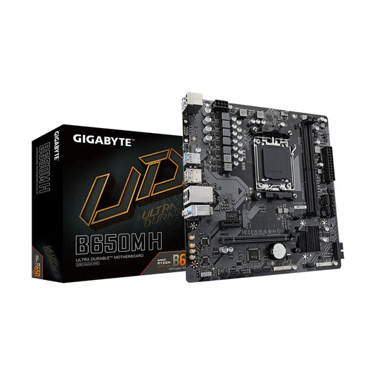 MOTHERBOARD GIGABYTE (B650M H) SOCKET AM5, 2*DDR5 6400MHZ, HDMI, DP,MICRO ATX