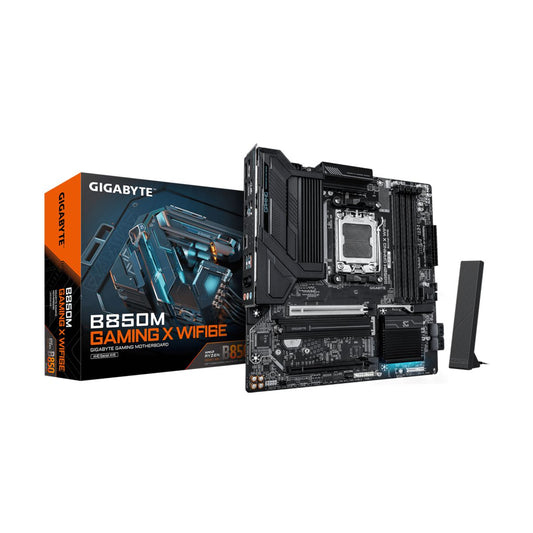 MOTHERBOARD GIGABYTE (B850M GAMING X WF6E) SOCKET AM5,4*DDR5 5200MHZ,HDMI,2*DP,WIFI,BT,ATX