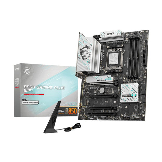 MOTHERBOARD MSI (B850 GAMING PLUS WIFI) SOCKET AM5, 4*DDR5 8200 MHZ, DP, 3*M.2, ATX