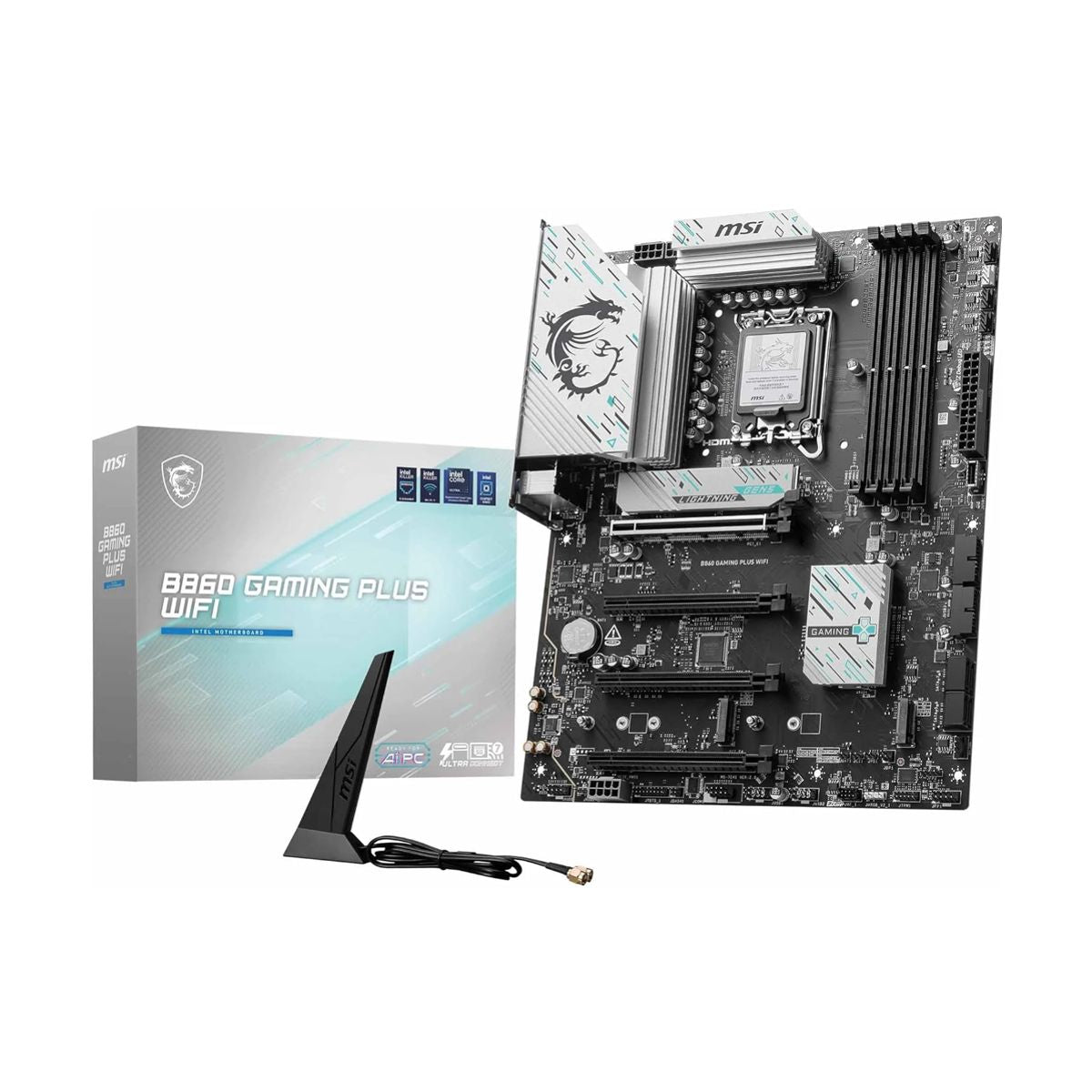 MOTHERBOARD MSI (B860 GAMING PLUS WIFI) SOCKET 1851, 4*DDR5 8800 MHZ, HDMI, DP, 3*M.2, ATX