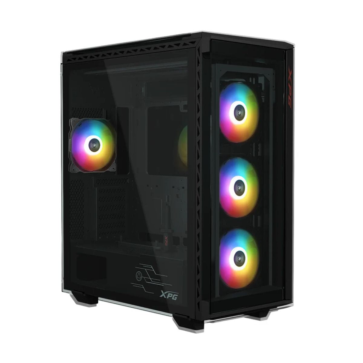 Gabinete GAMER XPG BATTLECRUISER II. Media torre (E-ATX - ATX, Micro-ATX, Mini-ITX). BATTLECRUISERIIST-BKCWW