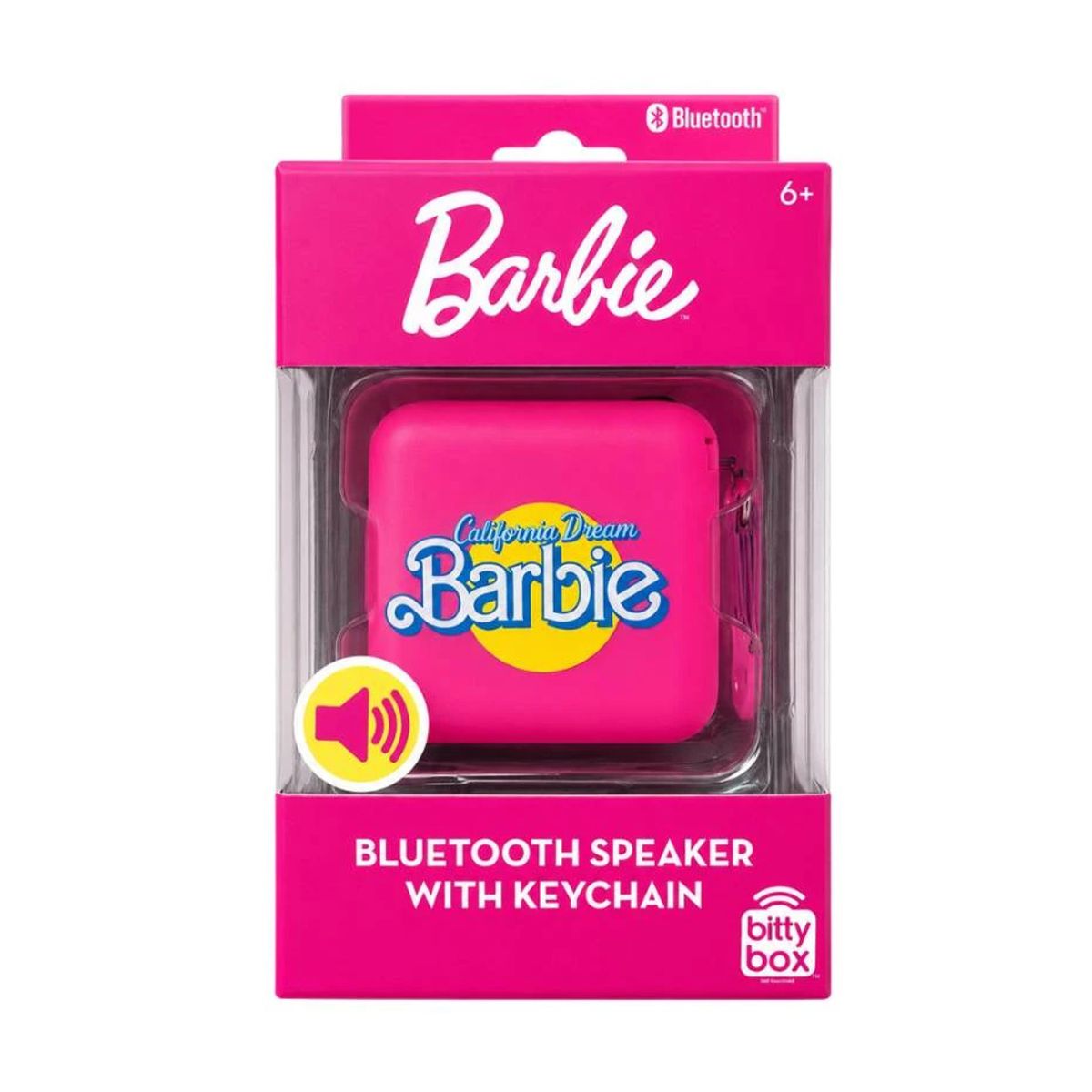 Bocina Portatil Bitty Boomers Barbie Mattel.Bluetooth 5.0 Modelo BBOXBARBIE/NEW - 