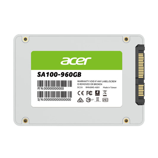 UNIDAD SSD 2.5" ACER 960GB (BL.9BWWA.104) SATA 3, SA100, 560MB/S