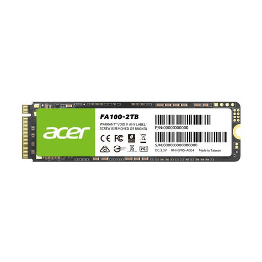 UNIDAD SSD M.2 ACER 2TB (BL.9BWWA.121) FA100, PCIE GEN3X4, 2280, 3300MB/S