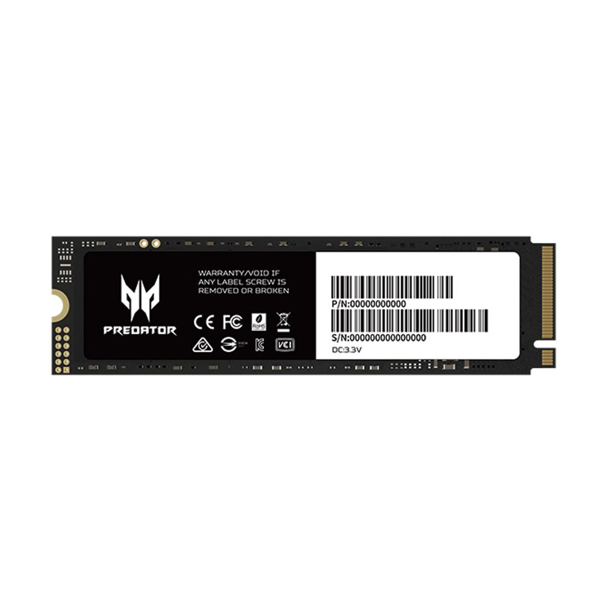 UNIDAD SSD M.2 PREDATOR 512GB (BL.9BWWR.117) GM7, 7200 MB/S