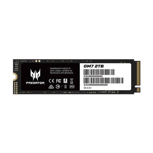 UNIDAD SSD M.2 2280 PREDATOR 2TB (BL.9BWWR.119) GM7-2TB, PCIE GEN 4, 7200/6300 MB/S