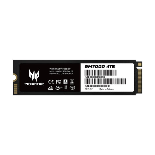 UNIDAD SSD M.2 PREDATOR 4TB (BL.9BWWR.124) GM7000, HEATSINK, 7400 MB/S