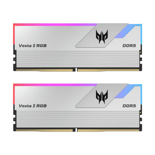 MEMORIA DIMM DDR5 PREDATOR (BL.9BWWR.364) VESTA II, RGB, GAMING, 32GB (2X16GB), 7200 MT/S, CL34