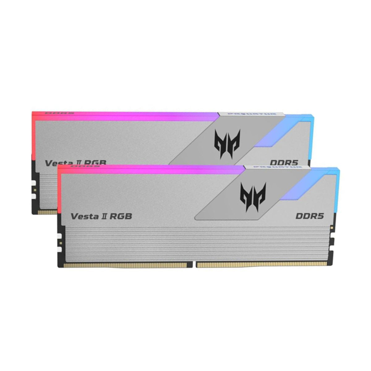 MEMORIA DIMM DDR5 PREDATOR (BL.9BWWR.379) VESTA II, RGB, 32GB (2X16GB), PLATA, 6000 MTS, CL32