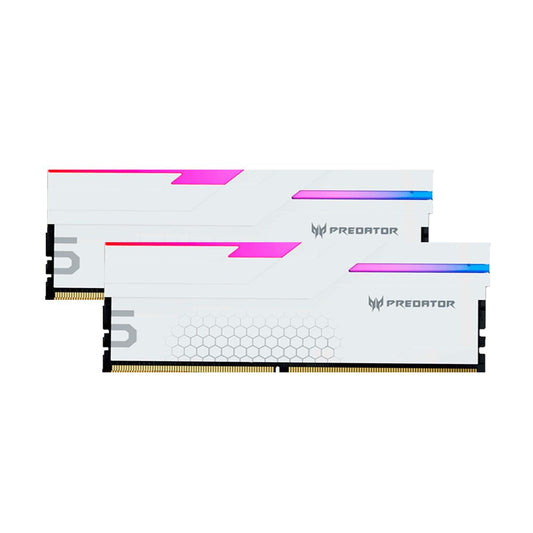 MEMORIA DIMM DDR5 PREDATOR (BL.9BWWR.425) HERMES, RGB, GAMING, 64GB (2X32GB), PLATA, 6400 MT/S, CL32