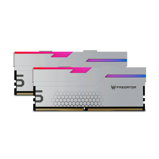 MEMORIA DIMM DDR5 PREDATOR (BL.9BWWR.449) HERMES, RGB, GAMING, 48GB (2X24GB), PLATA, 7200 MT/S, CL36
