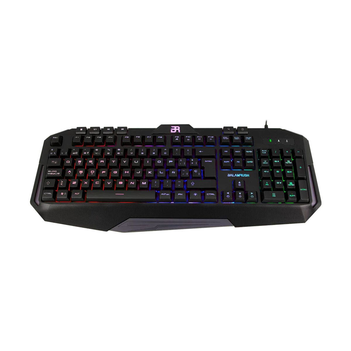 Teclado Gaming Gunfire Balam Rush Teclas macr Balam Rush BR-929639 - USB, Negro