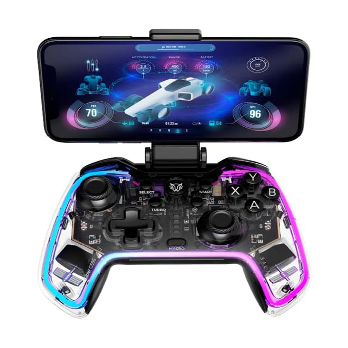 Gamepad Inalambrico Control Glow G595 BALAMRUSH AZENDER SERIES - 