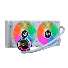 VENTILADOR P/CPU BALAM RUSH (BR-937375) HYDROX PRO HX20,240MM,2 FAN 120MM,ENFRIAMIENTO LIQ,BLANCO