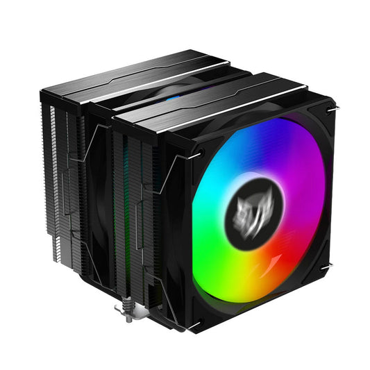 VENTILADOR P/CPU BALAM RUSH (BR-937382) NITROX NX70,VENT 120MM,6 TUBOS,LGA 1700,AM5,ARGB,NEGRO