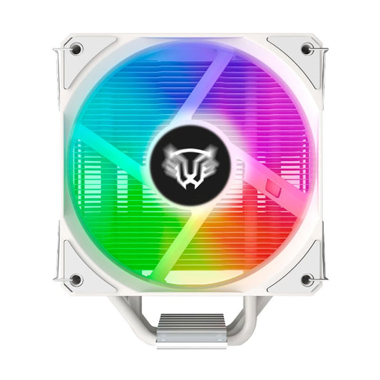 VENTILADOR P/CPU BALAM RUSH (BR-937924) NITROX NX60W,VENT 120MM,6 TUBOS,LGA 1700,AM5,ARGB,BLANCO