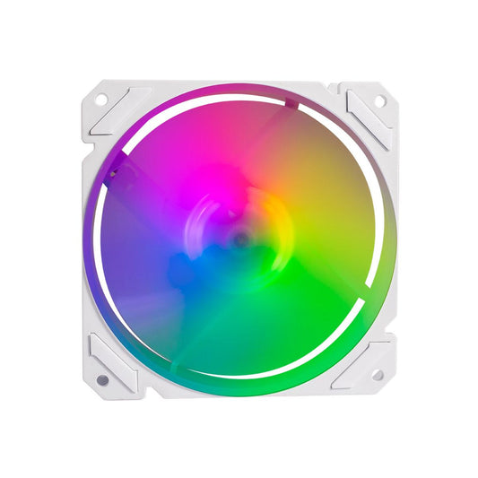 VENTILADOR P/GABINETE BALAM RUSH (BR-938051) EOLOX BLAZE EX70W,RGB,120 MM,1 FAN,BLANCO