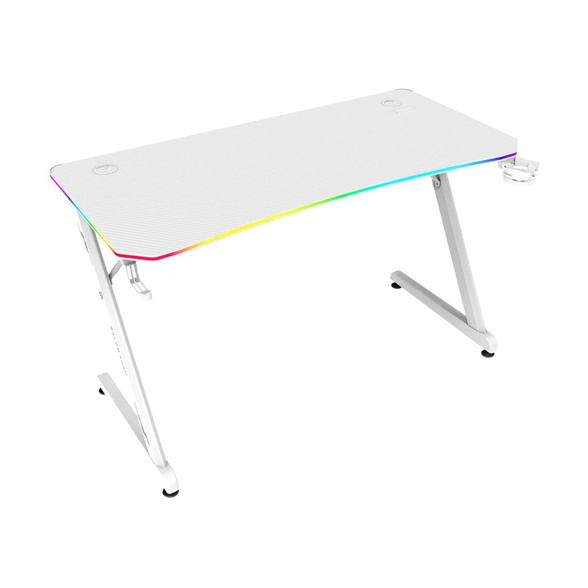 Escritorio Gamer Ergonomico  Olympus Spot Glow Pro MRX8000 Balam Rush Legend Series Escritorio Gamer Ergonomico 120 x 60cm - Iluminacion RGB, Porta Vasos