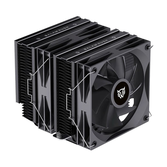 VENTILADOR P/CPU BALAM RUSH(BR-941921)HELIUX EXPERT HEX90,2*FAN 120MM,6 PIPAS,TDP 295 W,AMD/INTEL,NEGRO