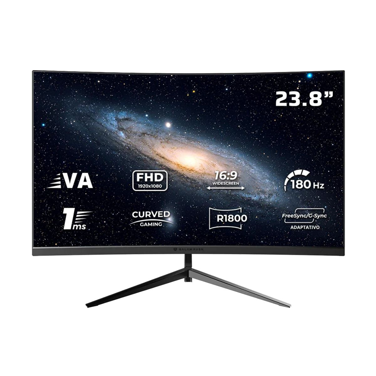 Monitor Curvo Gaming 23.8 Pulgadas 180hz ANDROMEDA MAG24Y  Panel VA - Curvo