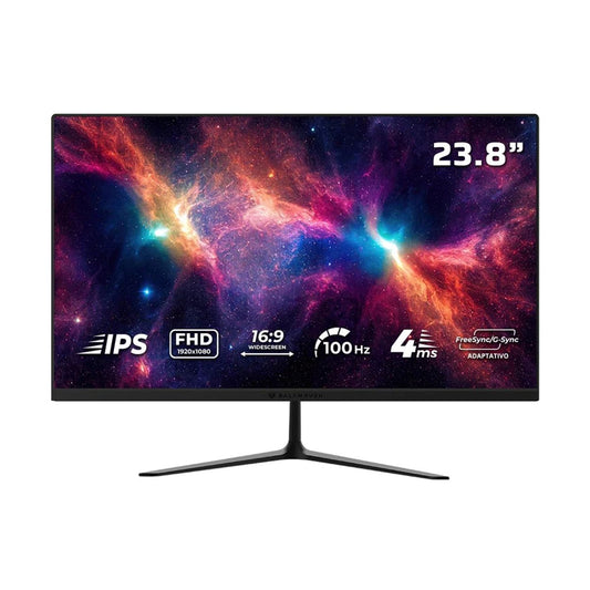 Monitor Gaming 23.8 Pulgadas 100hz NEBULA MNG24Y  Panel IPS - Plano, Resolucion: 1920 x 1080  FHD