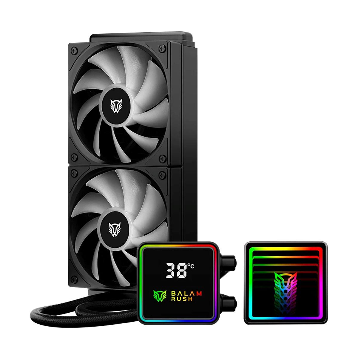 Enfriamiento Liquido  BAMLAM RUSH CRYO PRISM 240 BLACK  Sistema de enfriamiento de Aire - 
