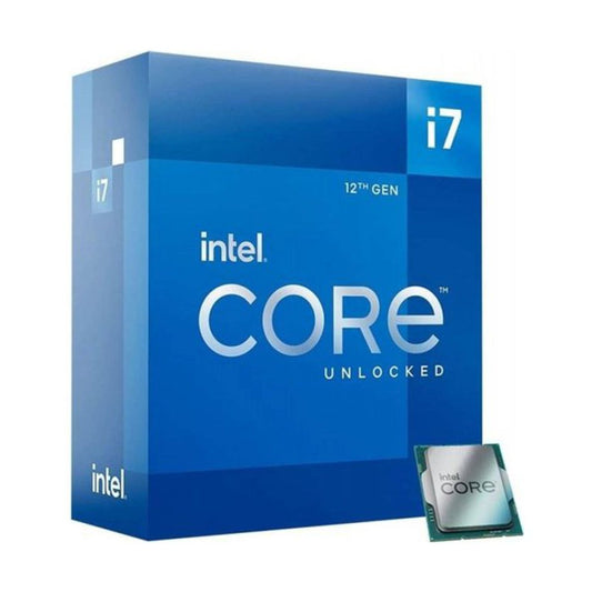 Procesador Gaming Intel(r) Core(tm) i7-12700 - 2.10GHz, 8 nucleos, Socket LGA 1700, 12 MB Cache con Grafica Integrada y disipador.(MOTHERBOARD CHIPSET 600)