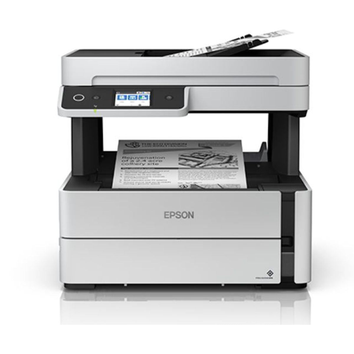 Multifuncional Monocromatico EPSON EcoTank(r) M EPSON C11CG92301 - 1200 x 2400 DPI, Inyeccion de tinta, 39 ppm, 251 hojas, 20000 paginas por mes