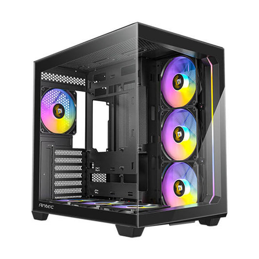 GABINETE ANTEC (C5 ARGB) CONSTELLATION C5 ATX,CRISTAL,S/FUENTE,7*FAN 120MM,1*USB-C,2*USB 3.0,NEGRO