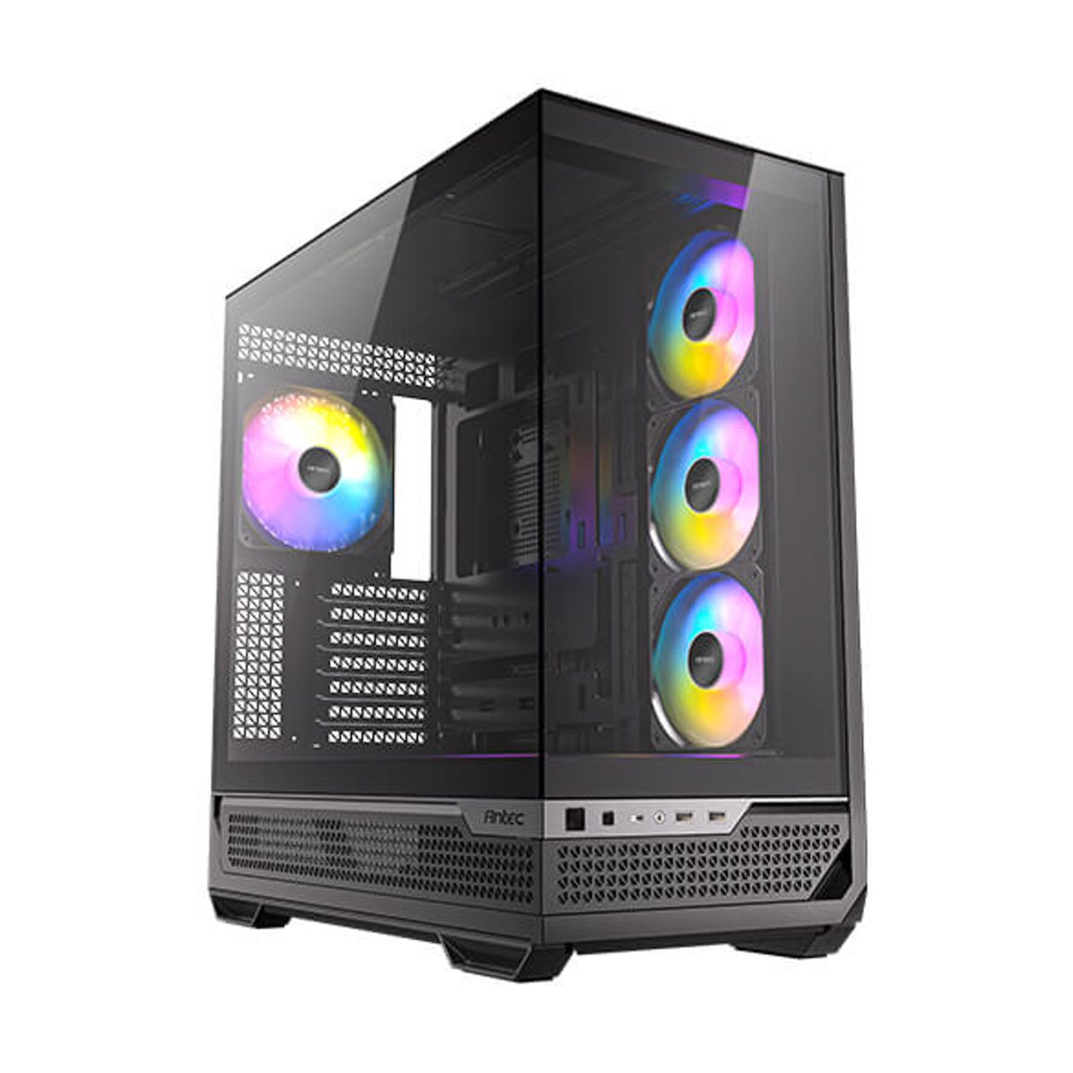 GABINETE ANTEC (C7 ARGB) CONSTELLATION C7 ARGB,CRISTAL,S/FUENTE,4*FAN,1*USB-C,2*USB 3.0,NEGRO