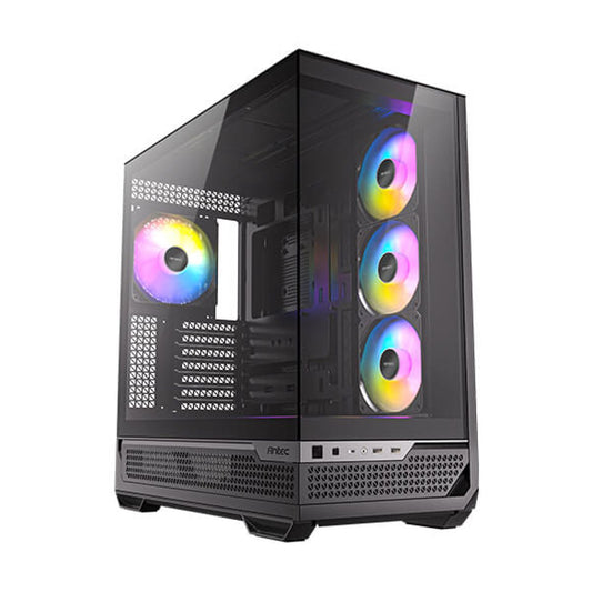 GABINETE ANTEC (C7 ARGB) CONSTELLATION C7 ARGB,CRISTAL,S/FUENTE,4*FAN,1*USB-C,2*USB 3.0,NEGRO