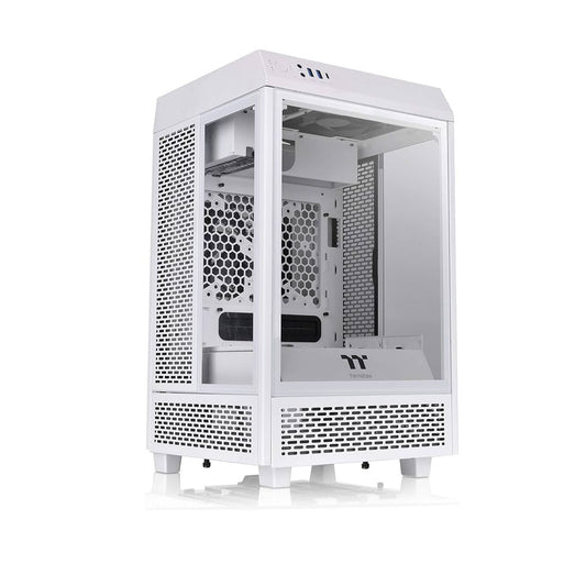 Gabinete Thermaltake Tower 100 Snow -   con Ventana RGB, Mini-Tower, Mini-ITX, USB 3.0, sin Fuente