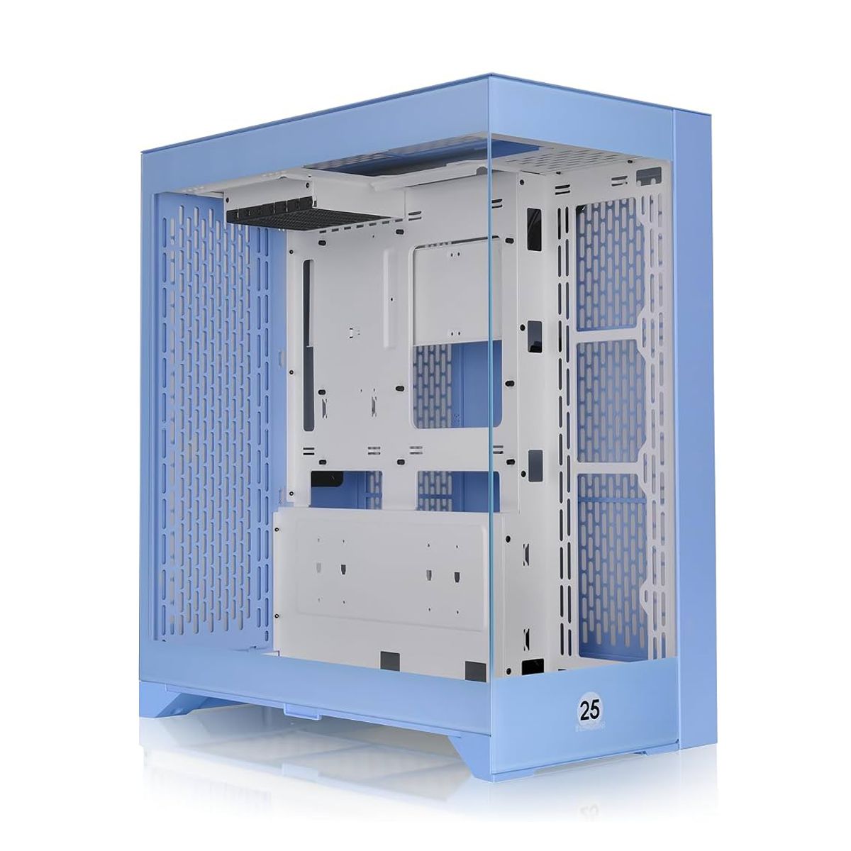 Gabinete Thermaltake CTE E600 MX Hydrangea Blue Mid Tower Chassis - ATX/Mini-ITX/Micro-ATX/E-ATX, USB 3.0, sin Fuente, sin Ventiladores Instalados