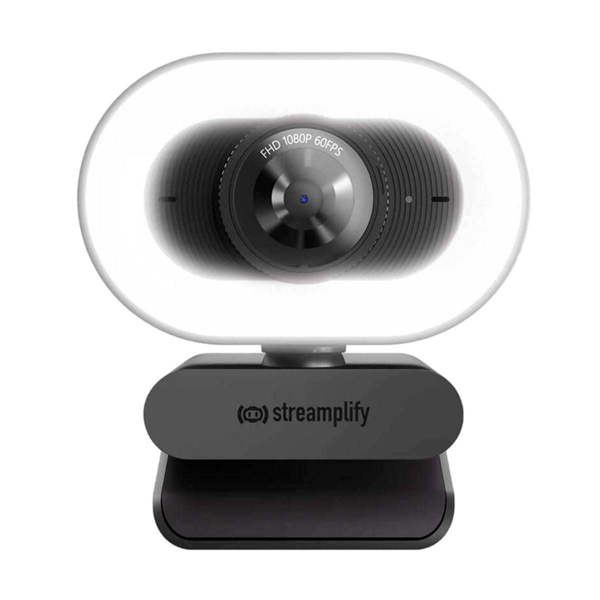 CAMARA WEB STREAMPLIFY (CAM PLUS-FHD-2M60-LIGHT-BK) FHD, 2MP, 60FPS, LUZ INTEGRADA, NEGRO
