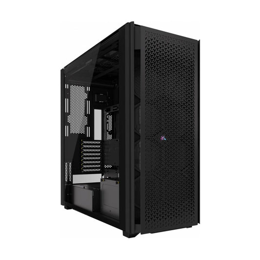 GABINETE CORSAIR (CC-9011273-WW) ICUE LINK 9000D AIRFLOW, CRISTAL TEMP, SIN FUENTE NEGRO