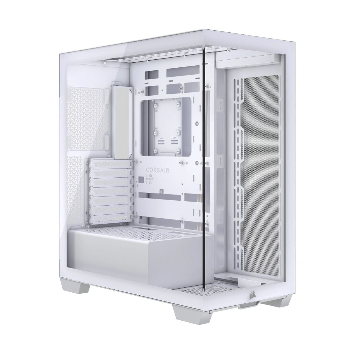 GABINETE CORSAIR (CC-9011277-WW) 3500X,BLANCO,CRISTAL TEMPLADO,MED-TORRE,SIN FUENTE