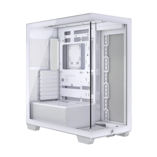 GABINETE CORSAIR (CC-9011277-WW) 3500X,BLANCO,CRISTAL TEMPLADO,MED-TORRE,SIN FUENTE