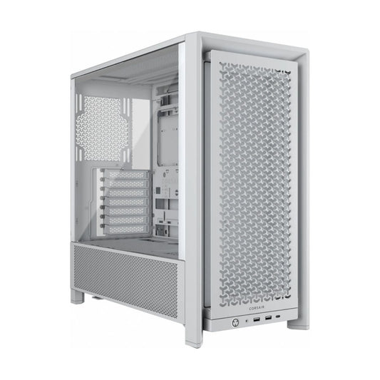 GABINETE CORSAIR (CC-9011291-WW) 4000D FRAME,BLANCO CRISTAL TEMPLADO MED-TORRE SIN FUENTE