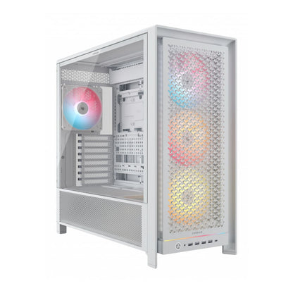 GABINETE CORSAIR (CC-9011310-WW) 5000D FRAME BLANCO ARGB CRISTAL TEMPLADO MED-TORRE SIN FUENTE