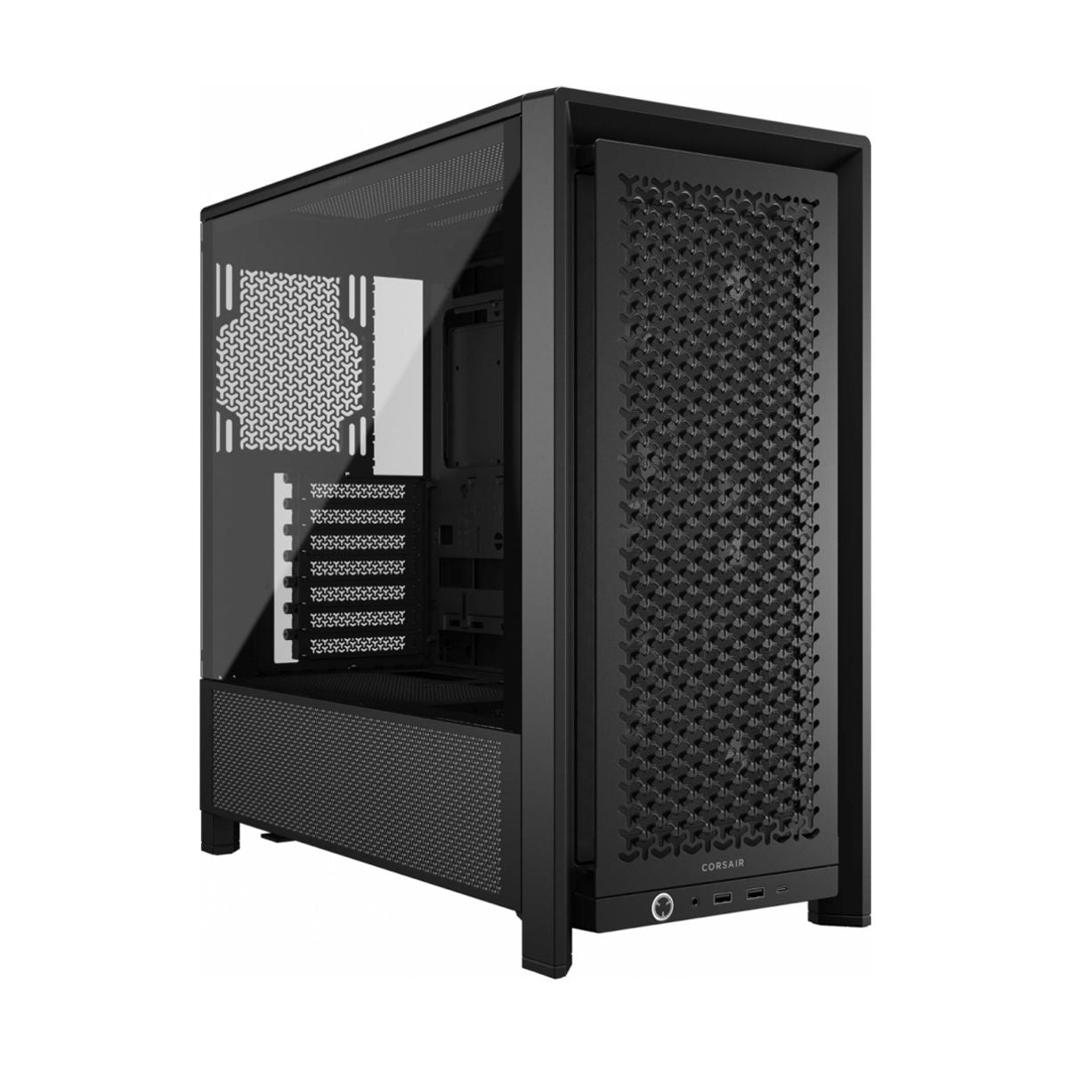 GABINETE CORSAIR (CC-9011312-WW) 4000D FRAME RS NEGRO CRISTAL TEMPLADO MED-TORRE SIN FUENTE