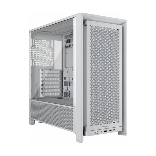 GABINETE CORSAIR (CC-9011313-WW) 4000D FRAME RS BLANCO CRISTAL TEMPLADO MED-TORRE SIN FUENTE