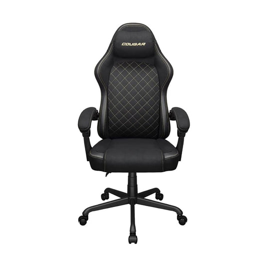 SILLA COUGAR GAMER ERGONOMICA FUSION EX GOLD F (CGR-FXF-GLB) BLACK