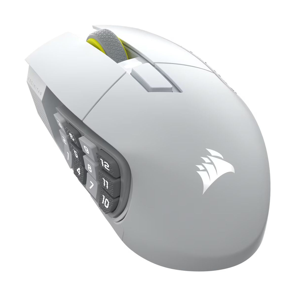 MOUSE OPTICO CORSAIR (CH-9314011-WW) SCIMITAR ELITE, WIRELESS, BLANCO