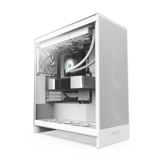 GABINETE NZXT (CM-H72FW-01) H7 FLOW  MID-TOWER ATX CASE - BLANCO