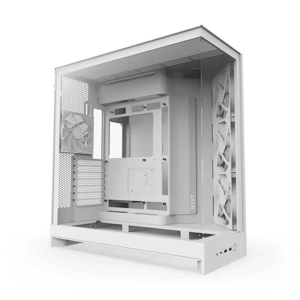 GABINETE NZXT (CM-H92FW-P1) H9 FLOW 2, RGB, ATX, TIPOC, BLANCO